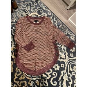 Women's Waffle-Knit Pullover Sweater